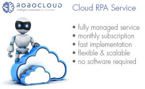 Cloud RPA Service from Robocloud